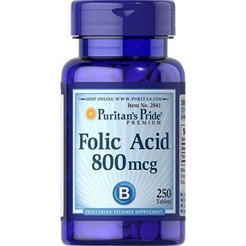 Folic Acid 800mcg - 250tabs 100-80-3082052-20 фото