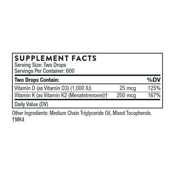 Vitamin D+K2 - 1oz 2023-10-3061 фото