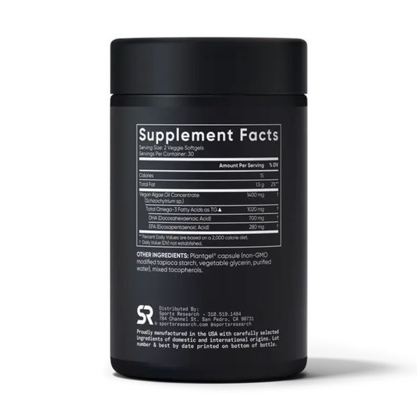 Vegan Omega-3 1400mg - 60 softgels 2023-10-4398 фото