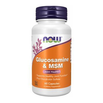 Glucosamine & MSM - 60 caps 2023-10-3796 фото