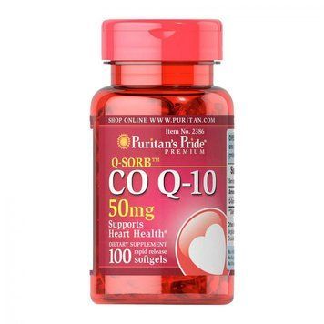 Q-SORB&trade; Co Q-10 50 mg - 50 Softgels 100-94-0697063-20 фото