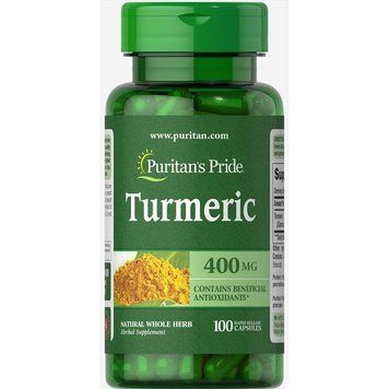 Turmeric 400 mg - 100 Capsules 100-31-1754341-20 фото