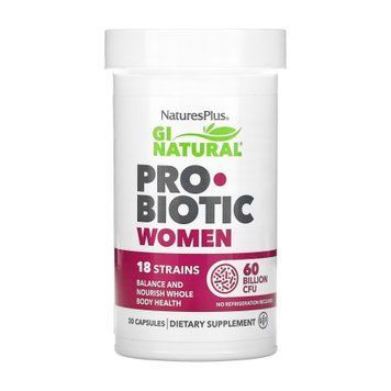 Gi Natural Probiotic Women - 30 caps 2023-10-2373 фото