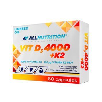Vit D3 4000 + K2 - 60caps 2022-09-0431 фото