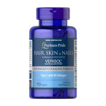 Hair, Skin and Nails formulated with VERISOL&reg; - 90 caps 2023-10-4584 фото