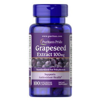 Grapeseed Extract 100mg - 100caps 100-36-0431584-20 фото