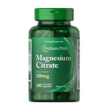 Magnesium Citrate 100mg - 100 caps 2023-10-5931 фото