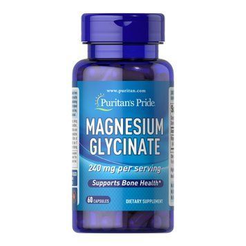 Magnesium Glycinate 240mg per serving - 60 caps 2023-10-5932 фото