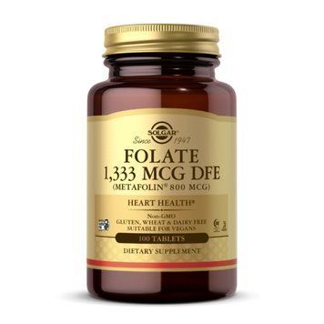 Folate 1,333 MCG DFE (Metafolin&reg; 800 mcg) - 100 tabs 2023-10-3685 фото