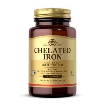 Chelated Iron - 100 tabs 2023-10-3687 фото