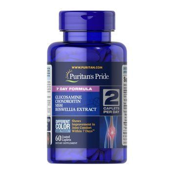 7 Day Formula Joint Soother&reg; Glucosamine Chondroitin MSM & Boswellia - 60 caps 2023-10-5935 фото