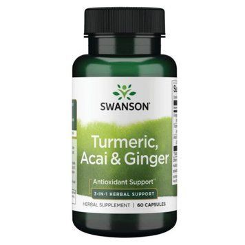 Turmeric Acai Ginger 3-IN-1 - 60caps 100-56-9992227-20 фото