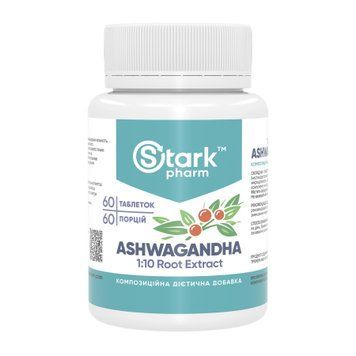 Ashwagandha 1:10 Root Extract 500mg - 60 tabs 2023-10-4663 фото