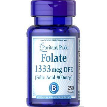 Folate 1333mcg DFE (Folic Acid 800 mcg) - 250 tabs 100-35-6708735-20 фото