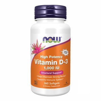 Vitamin D-3 1000 IU - 360 softgels 2022-09-1190 фото