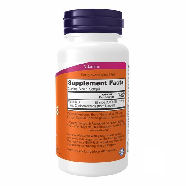 Vitamin D-3 1000 IU - 360 softgels 2022-09-1190 фото