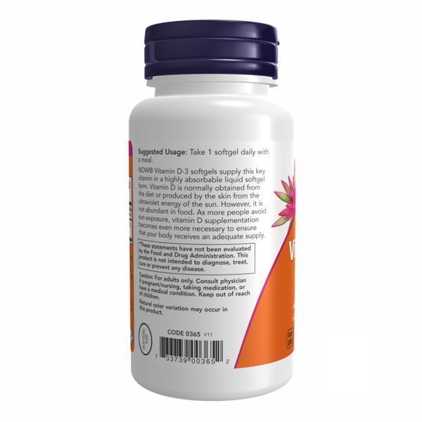 Vitamin D-3 1000 IU - 360 softgels 2022-09-1190 фото