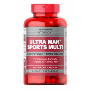 Myology&trade; Ultra Man&trade; Sports Multivitamins - 90 Coated Caplets 100-95-4166149-20 фото