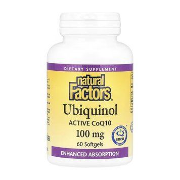 Ubiquinol CoQ10 100mg - 60 softgels 2023-10-5753 фото