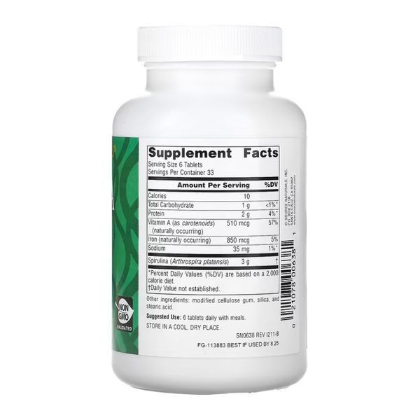 Spirulina 500mg - 100 tabs 2023-10-4613 фото