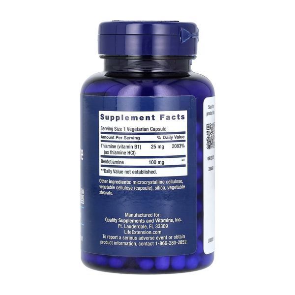 Benfotiamine with Thiamine	100 mg - 120 vcaps 2022-10-1882 фото